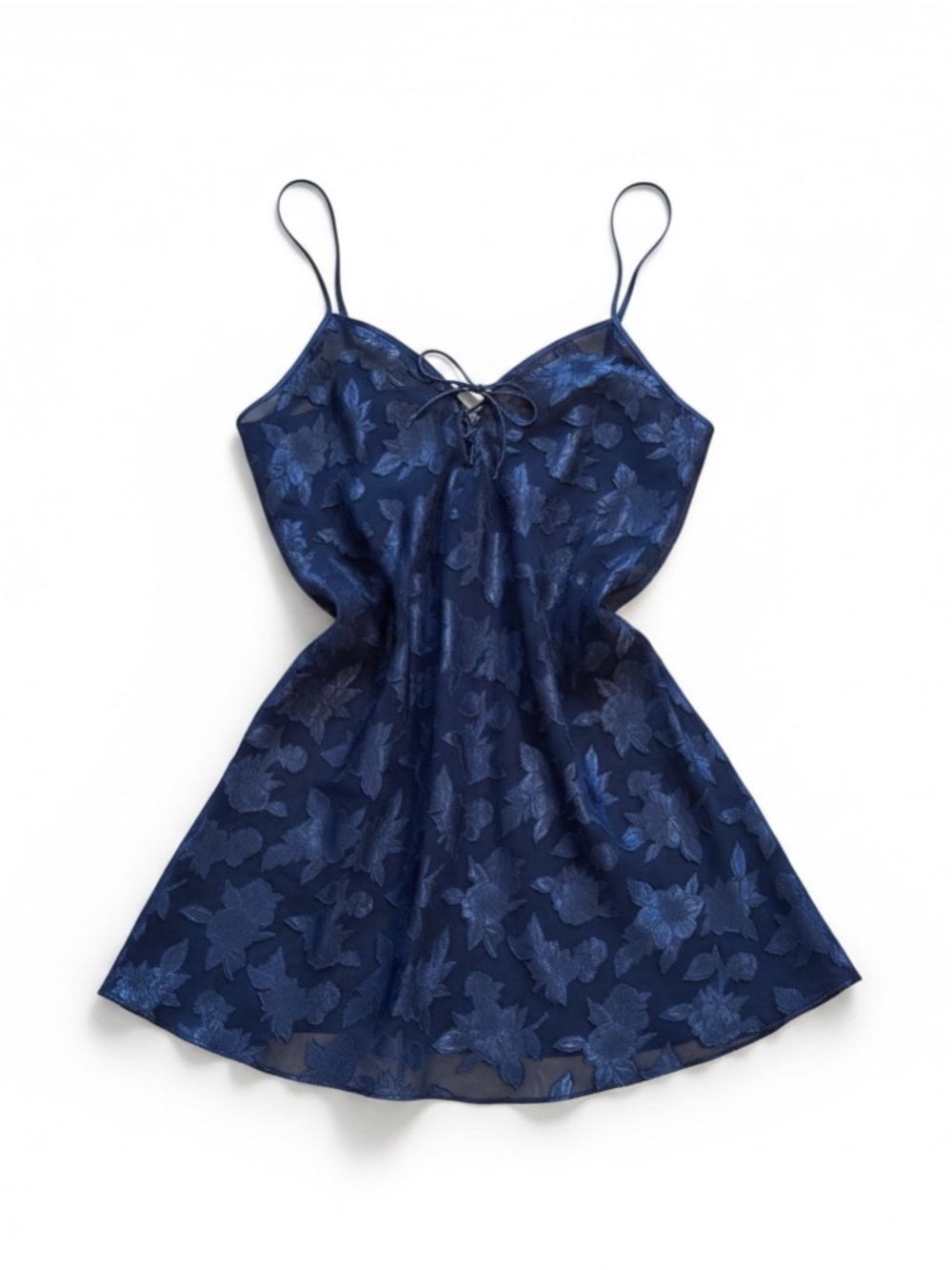 Secret Treasures Navy Satin Slip Camisole